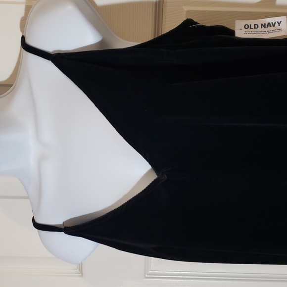 Old Navy Black velvet Maxi Dress - Picture 3 of 7